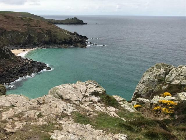 Stunning Seaview Cottage St Just Bagian luar foto