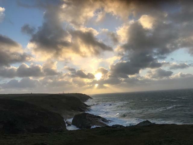Stunning Seaview Cottage St Just Bagian luar foto